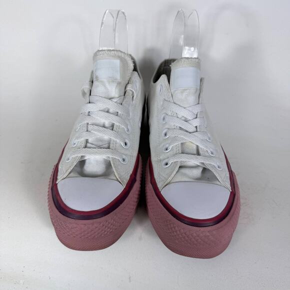 Converse Chuck Taylor All Star O.P.I. Platform Sneaker Women's 7 White Low Top - Picture 4 of 10